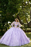 Elegant Lace Bloom Quince Ball Gown by Petite Adele PQ109722