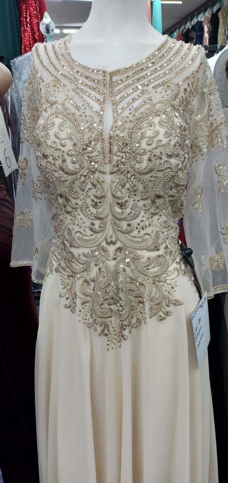 Chiffon A-Line Mother of the Bride Dress by Cindy Collection 50524