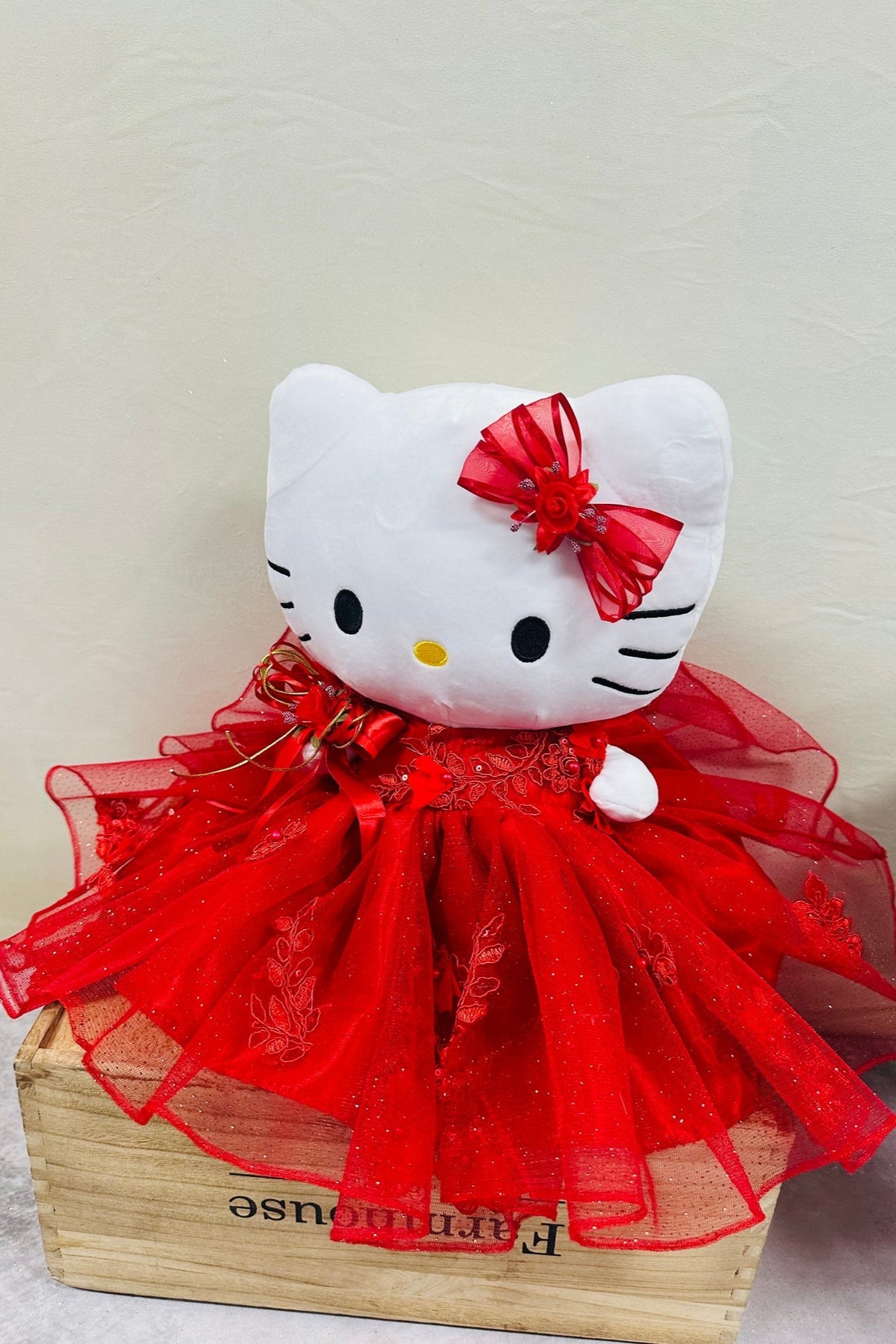 Hello Kitty red Plush Doll 