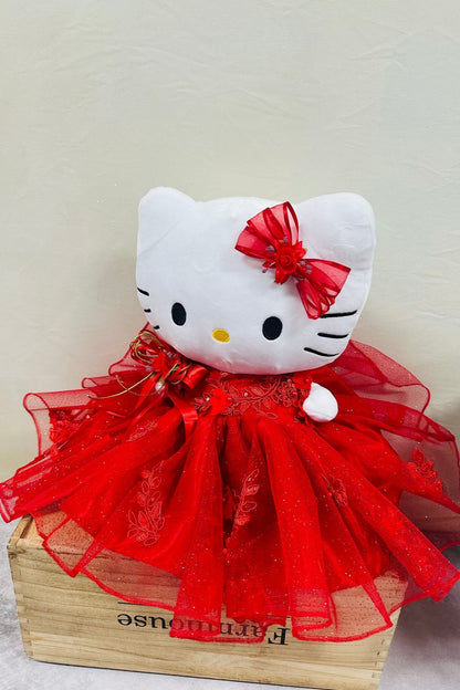 Hello Kitty red Plush Doll 