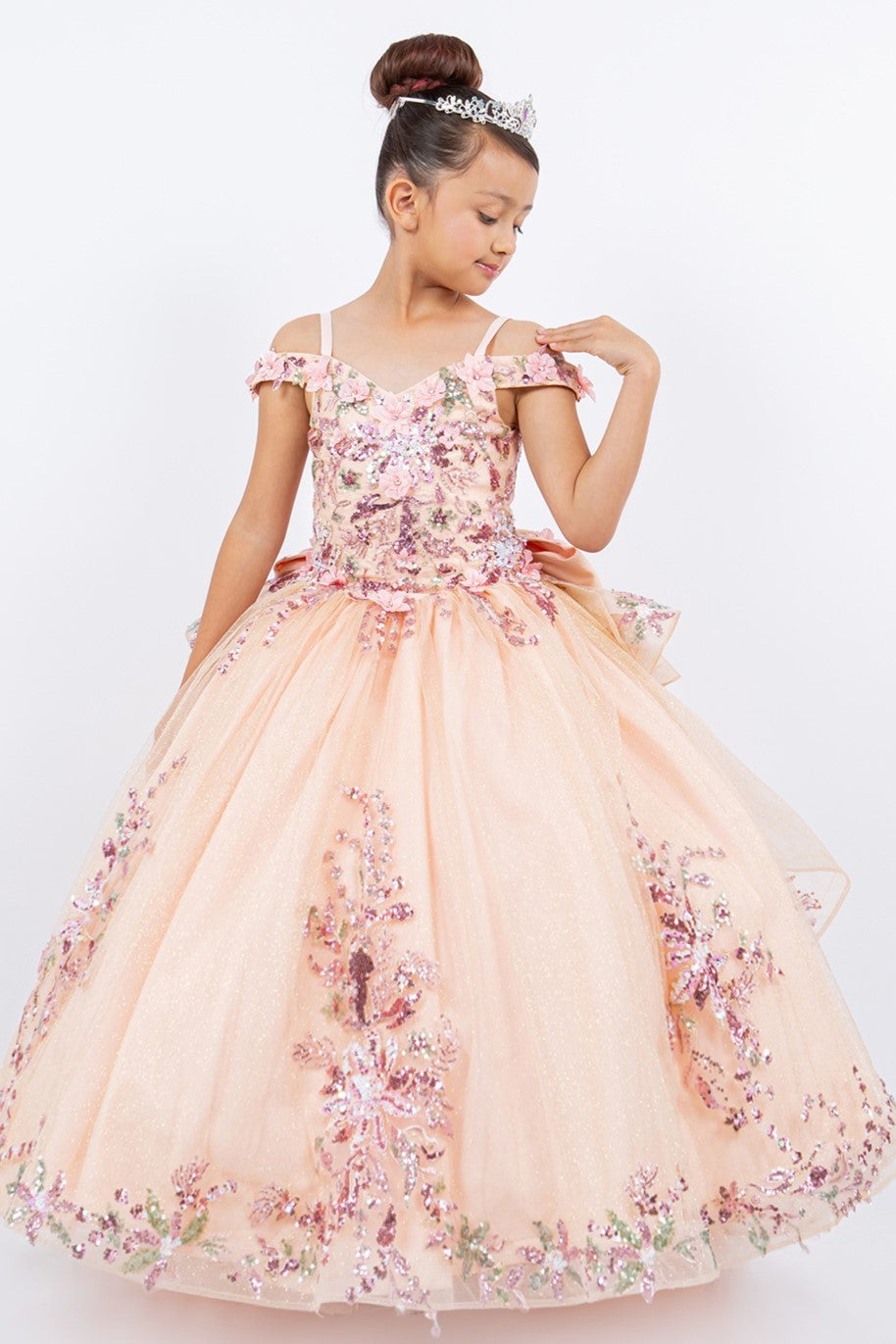 Off Shoulder Mini Quince by Cinderella Couture 8125