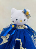 Charming Hello Kitty plush doll for quinceañera party, accessible for visually impaired.