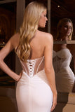 Sheer Bodice and Romantic Sash by Ladivine CD 384W