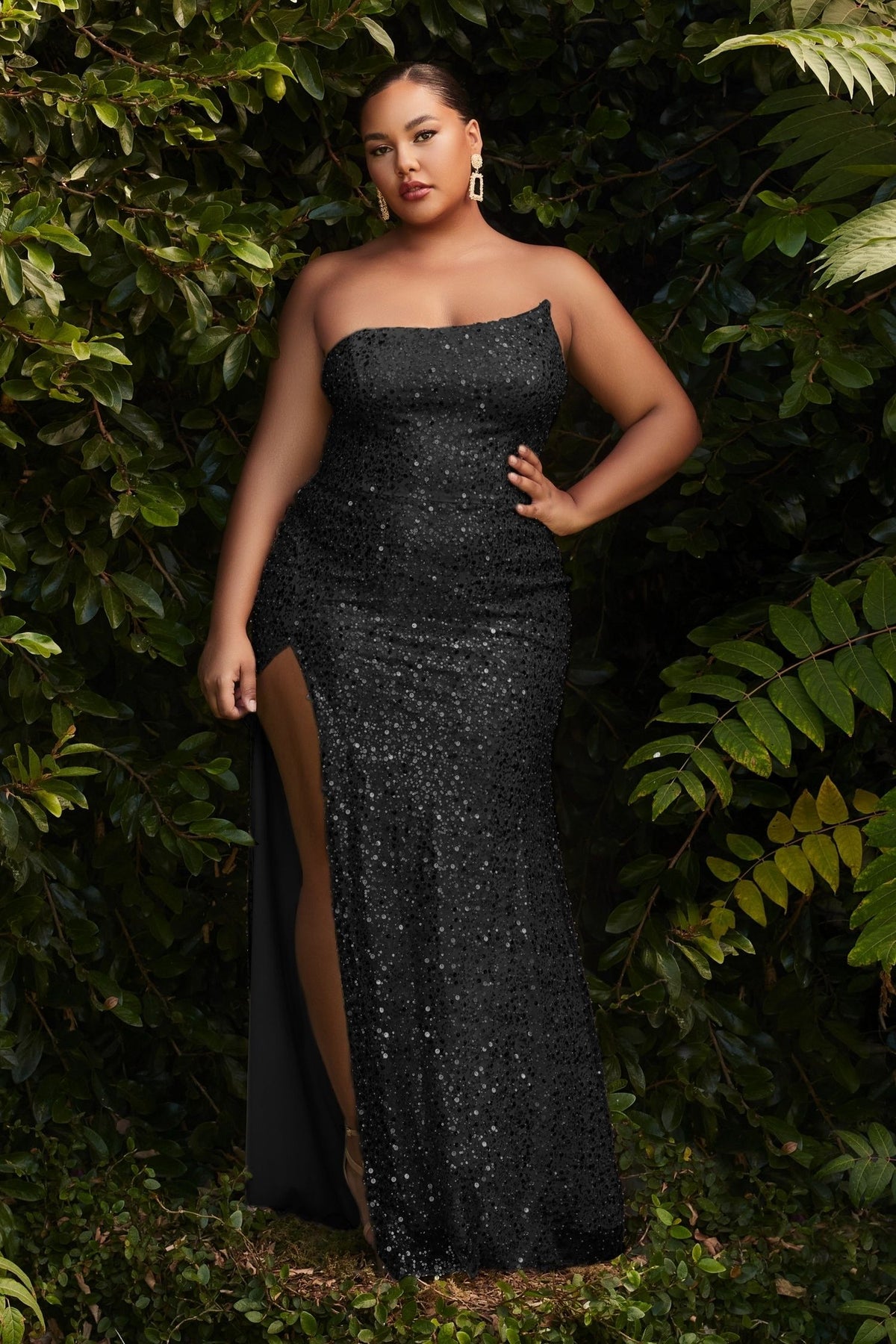 Plus Size Gown by Ladivine CH165C