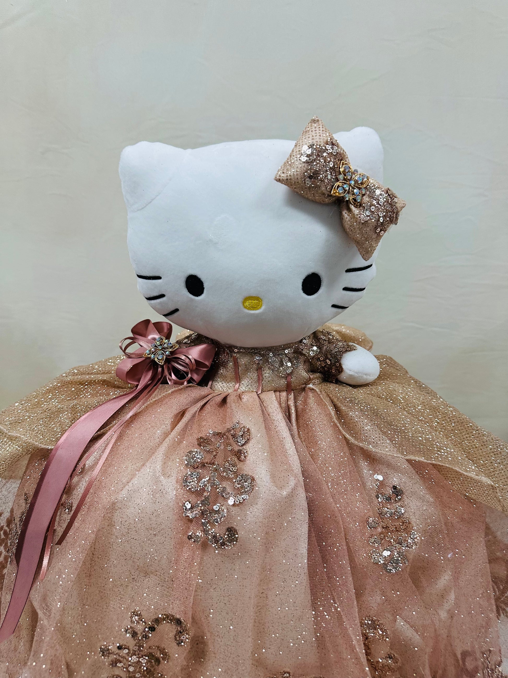 Hello Kitty Quincenera Doll  Rosegold,snkdress,wwwsnkdress.com