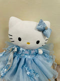 Blue Hello Kitty plush doll in quinceañera dress, SNKDRESS, www.snkdress.com