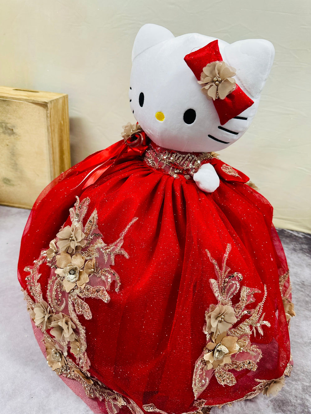 Hello Kitty Quincenera Doll Red ,snkdress,wwwsnkdress.com
