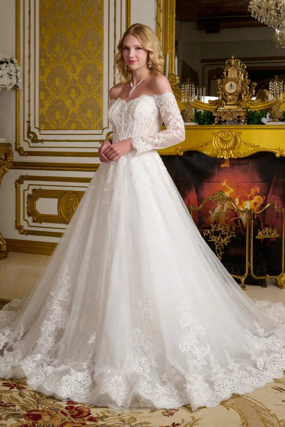Off White Bridal Gown GLS Gloria GL3653 Off White Bridal Gown GLS Gloria GL3653