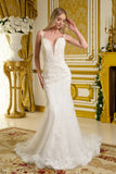 Off White bridal gown by GLS Gloria GL3658 www.snkdress.com