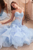 Mermaid Dress by Cinderella Ladivine CC8915