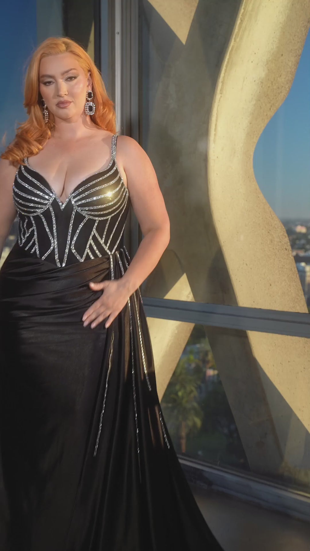 Plus Size Gown by Ladivine CDS440C