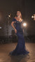 Off-Shoulder Mermaid Evening Gown by Ladivine KV1141